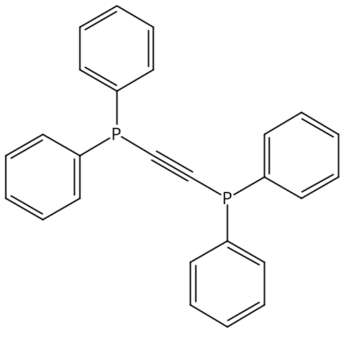Bis(diphenylphosphino)acetylene Chemical Structure